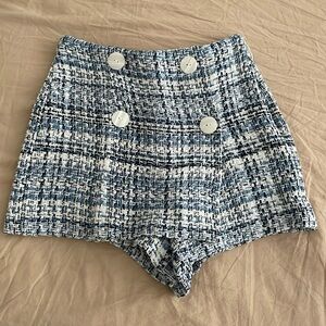Zara Skort Short tweed skirt XS